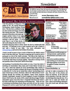 1  Newsletter Volume 11 Issue 5  May 2011