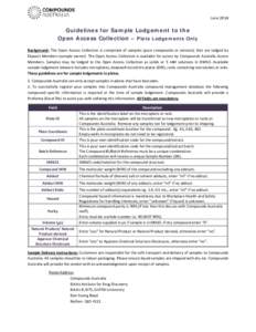 Microsoft Word - Guidelines for Compounds Australia Sample Lodgement_Plates_Jun2014_FINAL.docx