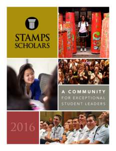 a community for exceptional student leaders 2016