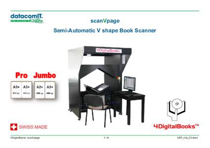 Datacom IT - Scan V Page Book Scanner
