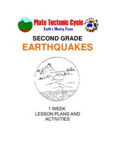 SECOND GRADE  EARTHQUAKES 1 WEEK LESSON PLANS AND