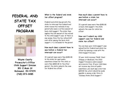 Microsoft Word - FEDERAL AND STATE TAX OFFSET PROGRAM.doc