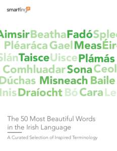 Indo-European languages / Languages of Ireland / Irish language / Irish diaspora / Éire / Place names in Ireland / Scottish Gaelic / Irish people / Celtic languages / Goidelic languages / Celtic culture