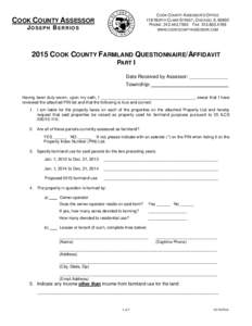 Cook County /  Illinois / Joseph Berrios / Agriculture in the United Kingdom / Tax assessment