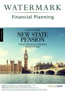 FINANCIAL GUIDE  GUIDE TO THE NEW STATE PENSION