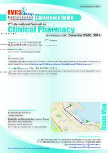 Clinical PharmacyConference Guide 2nd International Summit on  Clinical Pharmacy