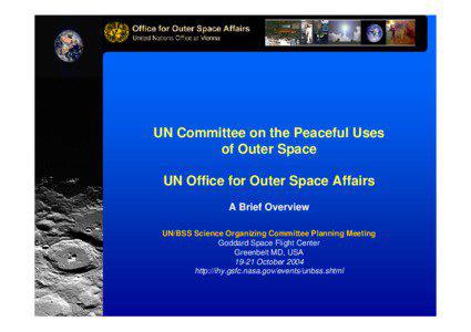 Coordination of United Nations Activities