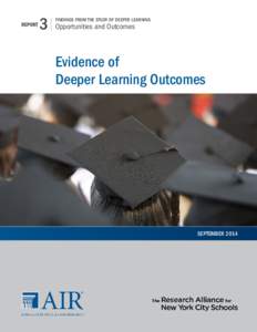 REPORT  3 FINDINGS FROM THE STUDY OF DEEPER LEARNING