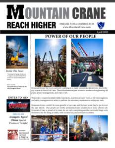 (orwww.MountainCrane.com POWER OF OUR PEOPLE  April 2015