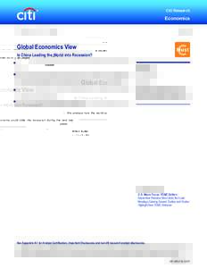 Citi Research  Economics Global  8 September 2015 │ 30 pages