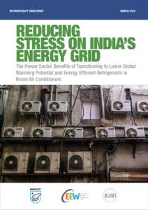 INTERIM DRAFT ISSUE BRIEF  MARCH 2015 Reducing Stress on India’s