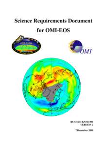 Science Requirements Document for OMI-EOS RS-OMIE-KNMI-001 VERSION 2 7 December 2000