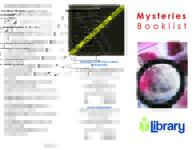 Red Rock Mysteries (series), by J er r y Jenkins (J RED) Mysteries Booklist