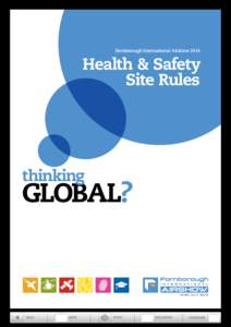 Farnborough International Airshow[removed]Health & Safety Site Rules  thinking
