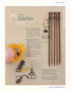 newsandviews  stitches O Keep aftemoon tea :n ycur knlit ng bag witlr stitch markers handcrafted{:om ce.amlc anci