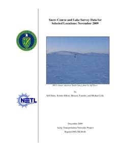 Lake Survey Data for the Coastal Plain from Prudhoe Bay to Bullen Point:
