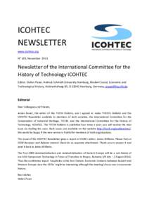 International Committee for the History of Technology