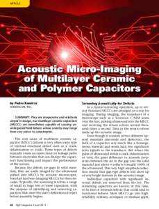 article  Acoustic Micro-Imaging of Multilayer Ceramic and Polymer Capacitors by Pedro Ramirez