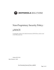 Microsoft Word - 206k - µMACE_Security_Policy R010706 - MotApprovaed.doc