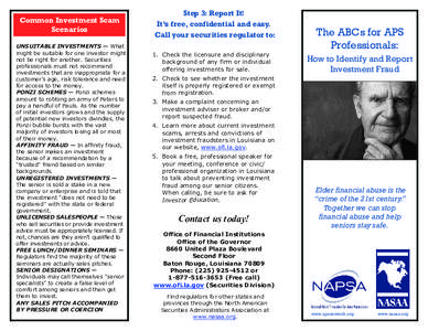ABCs for APS Professionals brochure - LA