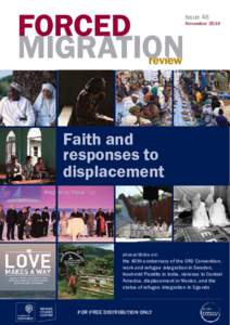 Issue 48  November 2014 Faith and responses to