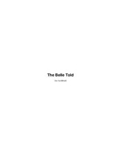 The Belle Told Joe Archibald The Belle Told  Table of Contents