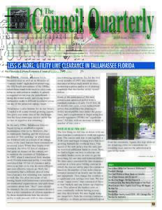 Council Quarterly The Quarterly Newsletter of the Florida Urban Forestry Council			  2010 Issue Three