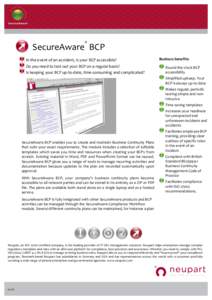   	
   ®  SecureAware 	
  BCP	
  