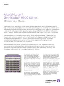 Alcatel-Lucent OmniSwitch 9900 Series
