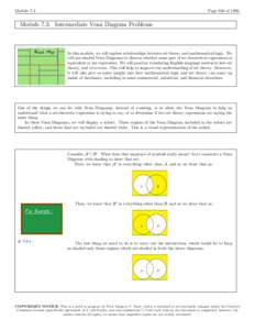 Module 7.3  Page 856 ofModule 7.3: Intermediate Venn Diagram Problems