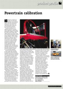 61  Powertrain calibration Powertrain calibration is usually one of the most expensive, time-consuming
