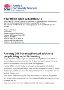Your Home Issue 63 - March 2013