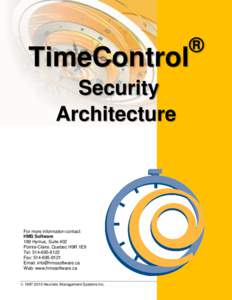 ®  TimeControl Security Architecture