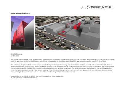 Harrison & White  Sustainable Urban Design and Architecture Central Geelong Urban Living