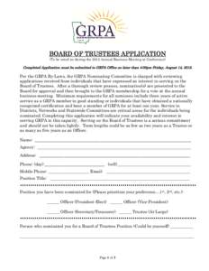 2015 GRPA nominating application
