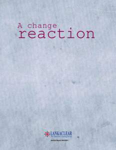 A change  reaction Annual Report[removed]