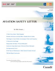 TP 185E Issue[removed]aviation safet y letter In this issue… A Short Story About “Hole Hopping”