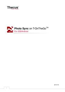 Creator in Storage  Photo Sync on T-OnTheGoTM For iOS/Android