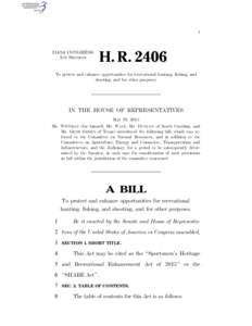 I  114TH CONGRESS 1ST SESSION  H. R. 2406