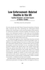 CHAPTER 8  Law Enforcement–Related Deaths in the US “Justified Homicides” and Their Impacts on Victims’ Families