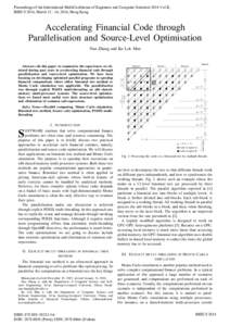 Parallel computing / Statistics / Numerical analysis / Applied mathematics / Monte Carlo method / Probabilistic complexity theory / Mathematical finance / Option / Computing