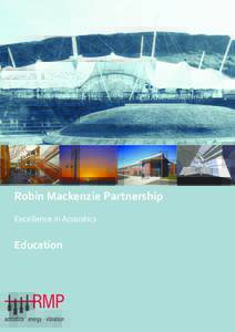 Robin Mackenzie Partnership Excellence in Acoustics Education  Hazelwood School, Glasgow