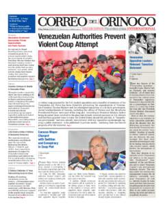 Opinion Venezuela – A Coup in Real Time Page 8 Analysis “What is Inexcusable is Venezuela’s Political