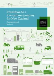 Transition to a low-carbon economy for New Zealand Summary report April 2016