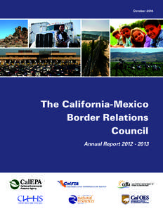 October[removed]The California-Mexico Border Relations Council Annual Report[removed]