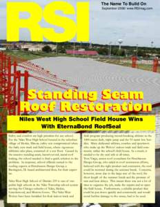 RSI  The Name To Build On September[removed]www.RSImag.com  Standing Seam
