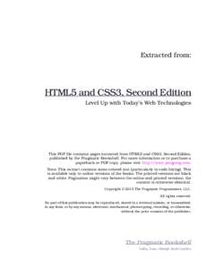 HTML5 and CSS3, Second Edition