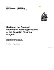 Office of the Privacy Commissioner of Canada Commissariat à la protection de