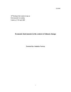 Microsoft Word - Some economic aspects of climate change.doc