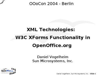 HTML / Markup languages / XForms / World Wide Web / Form / OpenOffice.org / Sun Microsystems / XHTML / XRX / Computing / Software / Web standards